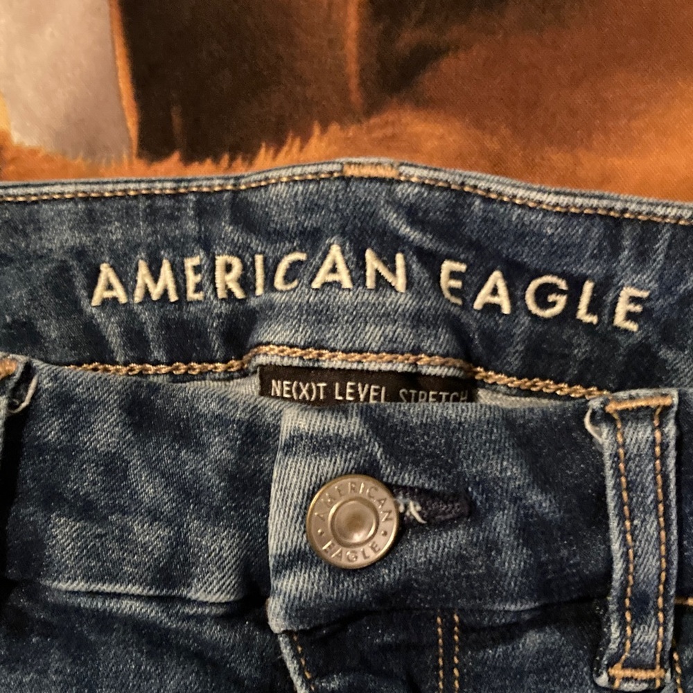 American Eagle Outfitters Blue Straight Leg Jeans